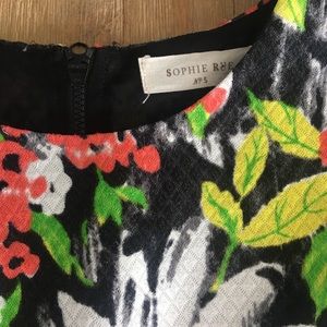 Sophie Rue for Anthropologie floral crop top